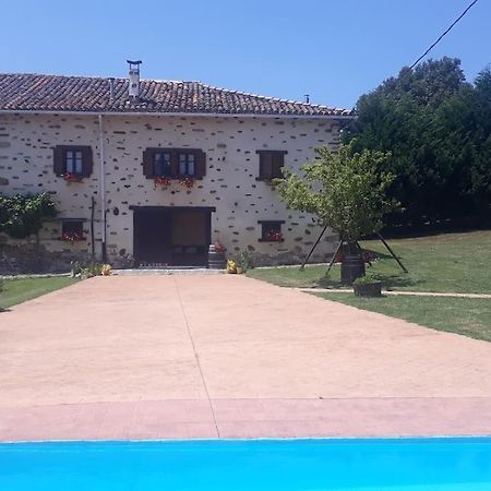 Caserio Vasco Con Piscina Y Barbacoa Orozko Esterno foto